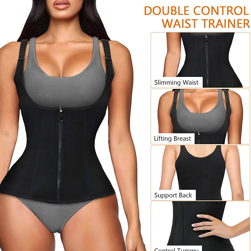 Corset Zipper Vest Body Shaper – Zealous Comfort